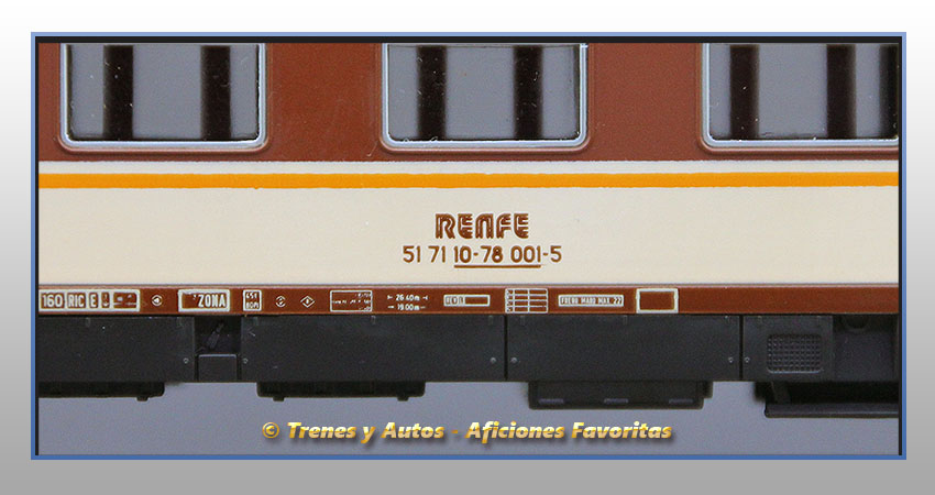 Coche pasajeros Serie 10000 AA-10001 "Estrella" - Renfe